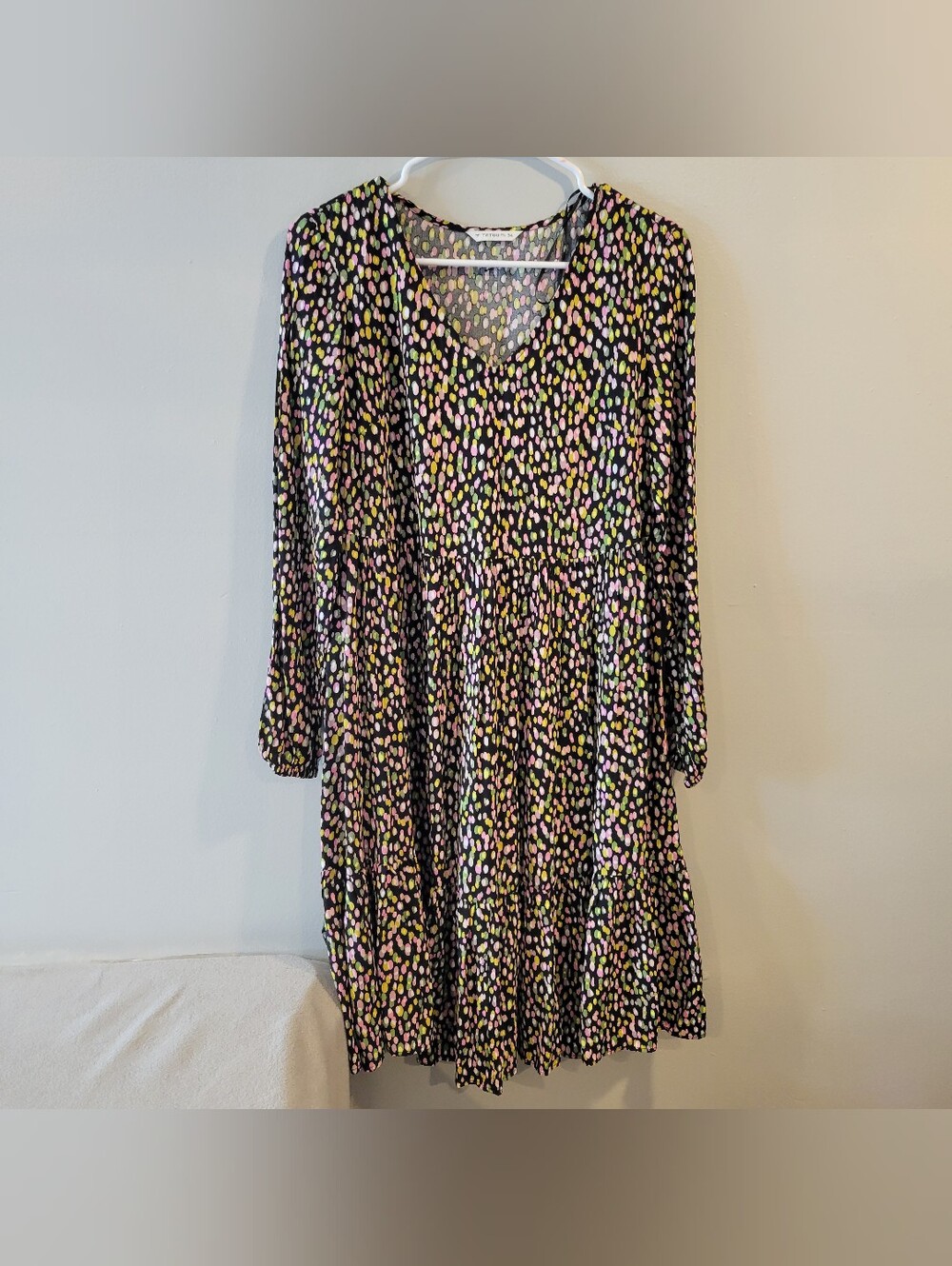 Tatuum Black Long Sleeves Midi Dress Sise 34 Small